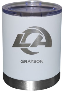 Los Angeles Rams Personalized Laser Etched 12oz Lowball Tumbler