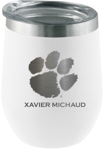 Clemson Tigers Personalized Laser Etched 12oz Stemless Wine Tumbler
