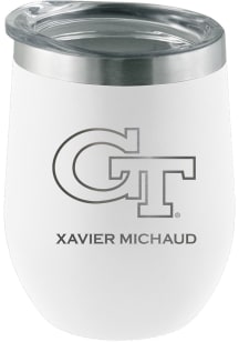 GA Tech Yellow Jackets Personalized Laser Etched 12oz Stemless Wine Tumbler