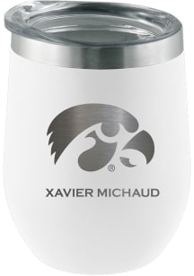 Iowa Hawkeyes Personalized Laser Etched 12oz Stemless Wine Tumbler