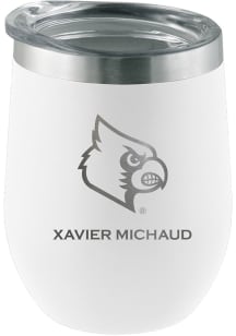 Louisville Cardinals Personalized Laser Etched 12oz Stemless Wine Tumbler