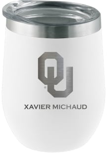 Oklahoma Sooners Personalized Laser Etched 12oz Stemless Wine Tumbler