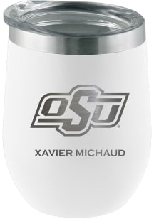 Oklahoma State Cowboys Personalized Laser Etched 12oz Stemless Wine Tumbler