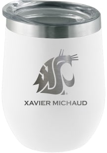 Washington State Cougars Personalized Laser Etched 12oz Stemless Wine Tumbler