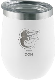 Baltimore Orioles Personalized Laser Etched 12oz Stemless Wine Tumbler