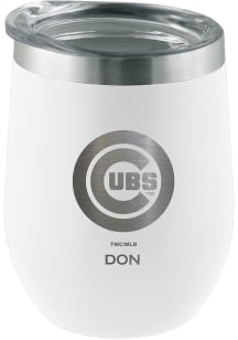 Chicago Cubs Personalized Laser Etched 12oz Stemless Wine Tumbler