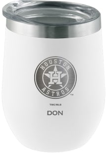 Houston Astros Personalized Laser Etched 12oz Stemless Wine Tumbler