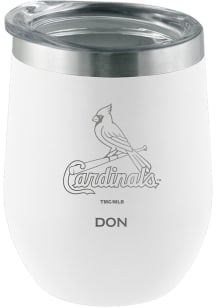 St Louis Cardinals Personalized Laser Etched 12oz Stemless Wine Tumbler