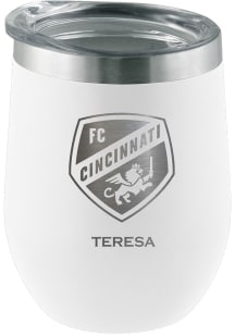 FC Cincinnati Personalized Laser Etched 12oz Stemless Wine Tumbler