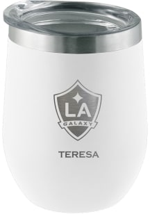 LA Galaxy Personalized Laser Etched 12oz Stemless Wine Tumbler