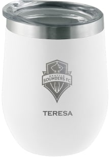 Seattle Sounders FC Personalized Laser Etched 12oz Stemless Wine Tumbler