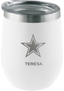 Dallas Cowboys Personalized Laser Etched 12oz Stemless Wine Tumbler