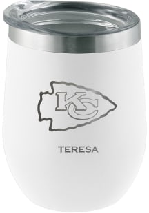 Kansas City Chiefs Personalized Laser Etched 12oz Stemless Wine Tumbler