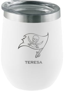 Tampa Bay Buccaneers Personalized Laser Etched 12oz Stemless Wine Tumbler