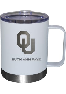 Oklahoma Sooners Personalized Laser Etched 12oz Lowball Tumbler