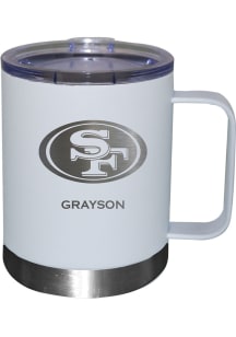 San Francisco 49ers Personalized Laser Etched 12oz Lowball Tumbler