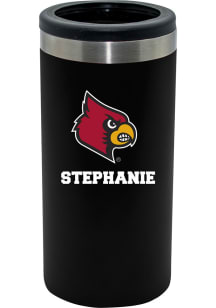 Louisville Cardinals Personalized 12oz Slim Can Stainless Steel Coolie