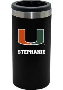 Miami Hurricanes Personalized 12oz Slim Can Coolie