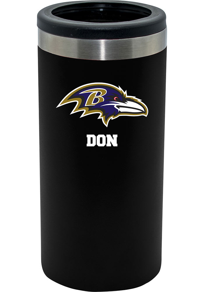 Baltimore Ravens Team Logo 12oz. Slim Can Holder