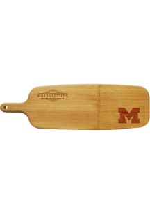 Michigan Wolverines Personalized Bamboo Paddle Serving Tray