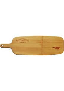 New England Patriots Personalized Acacia Wood Paddle Serving Tray