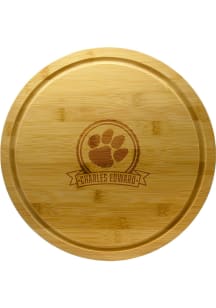 Clemson Tigers Personalized 13 Inch Bamboo Serving Tray