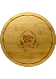 K-State Wildcats Personalized 13 Inch Bamboo Serving Tray