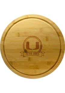 Miami Hurricanes Personalized 13 Inch Bamboo Serving Tray