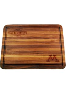 Minnesota Golden Gophers Personalized Acacia Serving Tray