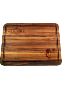 Baltimore Orioles Personalized Acacia Serving Tray