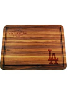 Los Angeles Dodgers Personalized Acacia Serving Tray