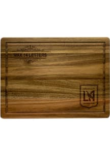 Los Angeles FC Personalized Acacia Serving Tray