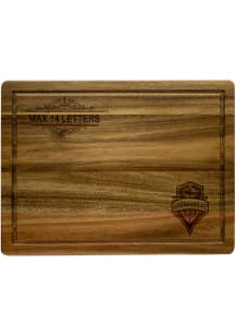 Seattle Sounders FC Personalized Acacia Serving Tray