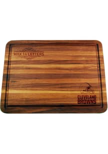 Cleveland Browns Personalized Logo Acacia Wood Paddle Serving Tray