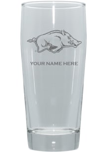 Arkansas Razorbacks Personalized 16oz Clubhouse Pilsner Glass