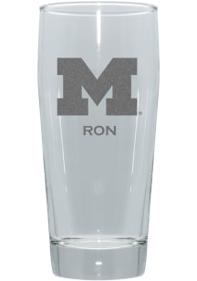 Michigan Wolverines Personalized 16oz Clubhouse Pilsner Glass