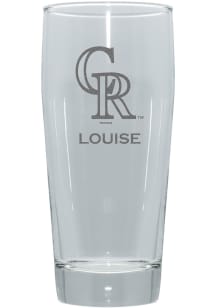 Colorado Rockies Personalized 16oz Clubhouse Pilsner Glass