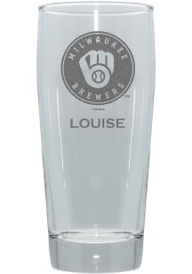 Milwaukee Brewers Personalized 16oz Clubhouse Pilsner Glass