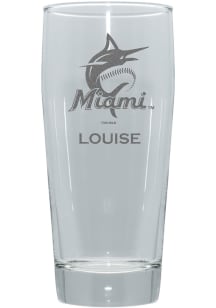 Miami Marlins Personalized 16oz Clubhouse Pilsner Glass