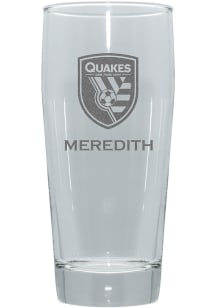 San Jose Earthquakes Personalized 16oz Clubhouse Pilsner Glass