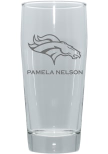 Denver Broncos Personalized 16oz Clubhouse Pilsner Glass
