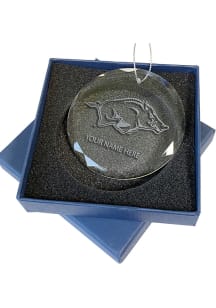 Arkansas Razorbacks Personalized Ornament