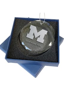 Michigan Wolverines Personalized Ornament