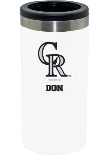 Colorado Rockies Personalized Slim Can Coolie