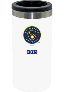 Milwaukee Brewers Personalized Slim Can Coolie