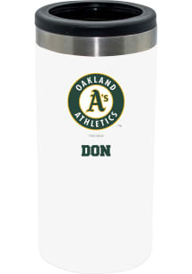 Oakland Athletics Personalized Slim Can Coolie