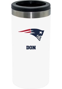 New England Patriots Personalized Slim Can Coolie