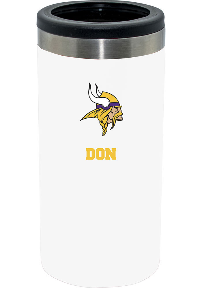 West Virginia Mountaineers Team Logo 12oz. Slim Can Holder