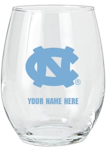 North Carolina Tar Heels Personalized Stemless Wine Glass
