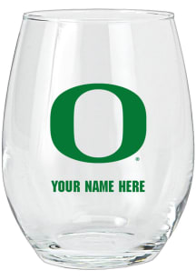 Oregon Ducks Personalized Stemless Wine Glass